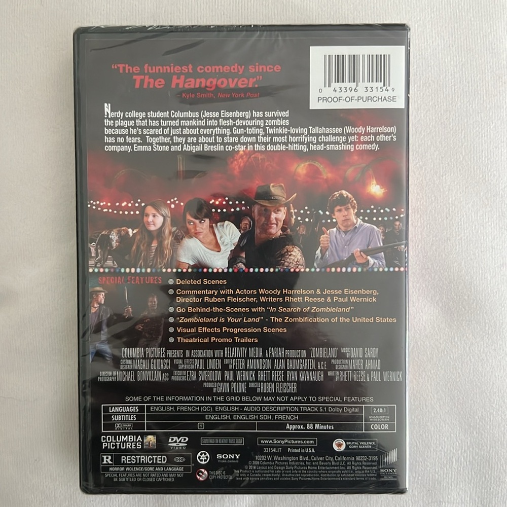 Zombieland-DVD- Sealed - Picture 2 of 4